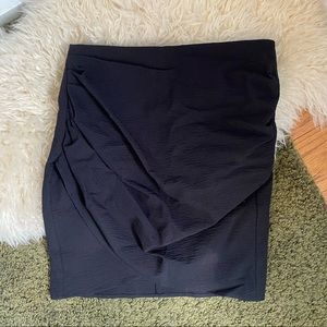 Zara Black Ruched Skirt